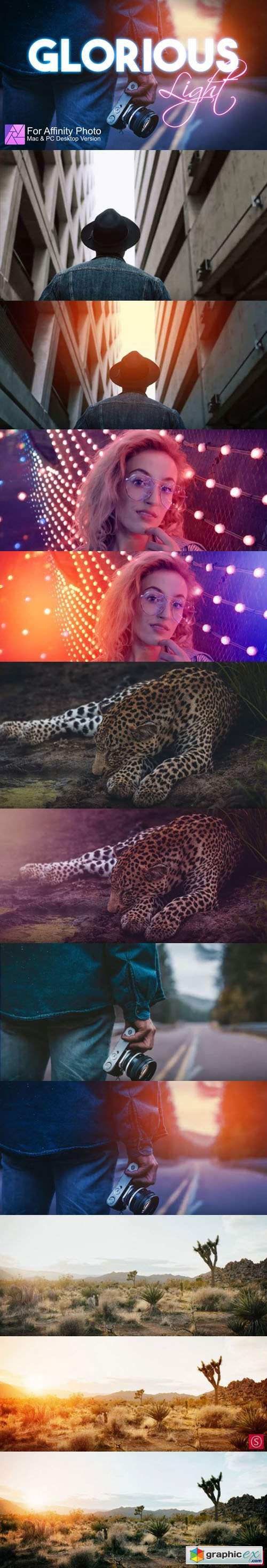  Glorious Light Pack for Affinity Photo [Styles/Gradients] 