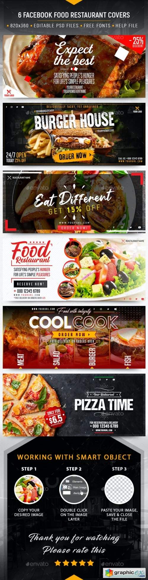 Facebook Food Restaurant Covers 