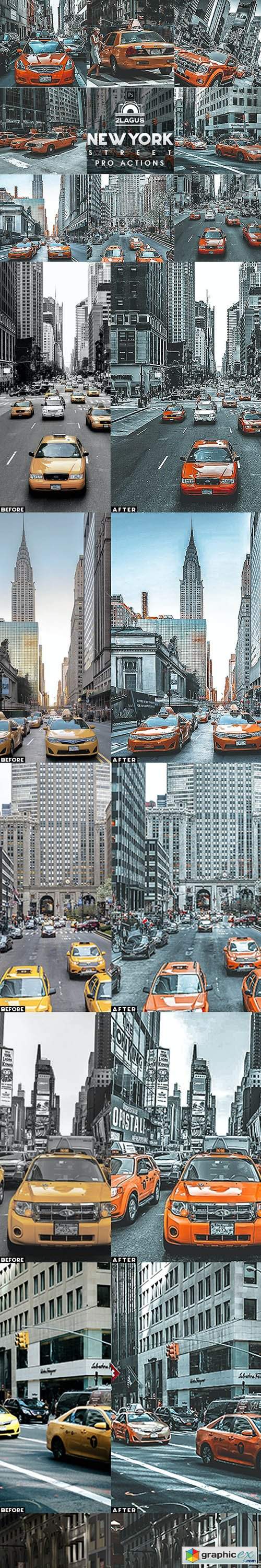 New York Street Photoshop Actions 