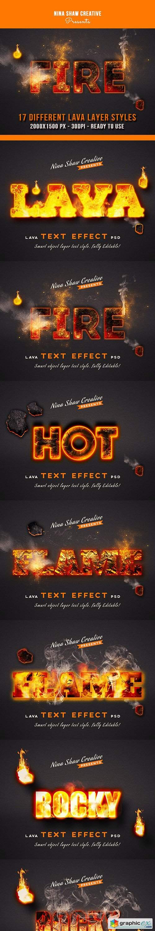  Lava Text Effects 