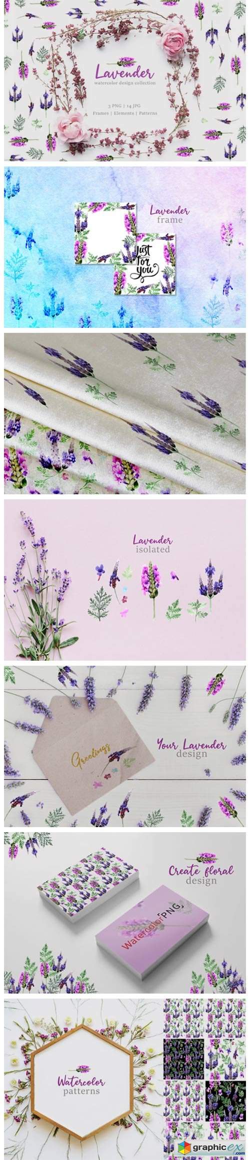  Lavender Watercolor 