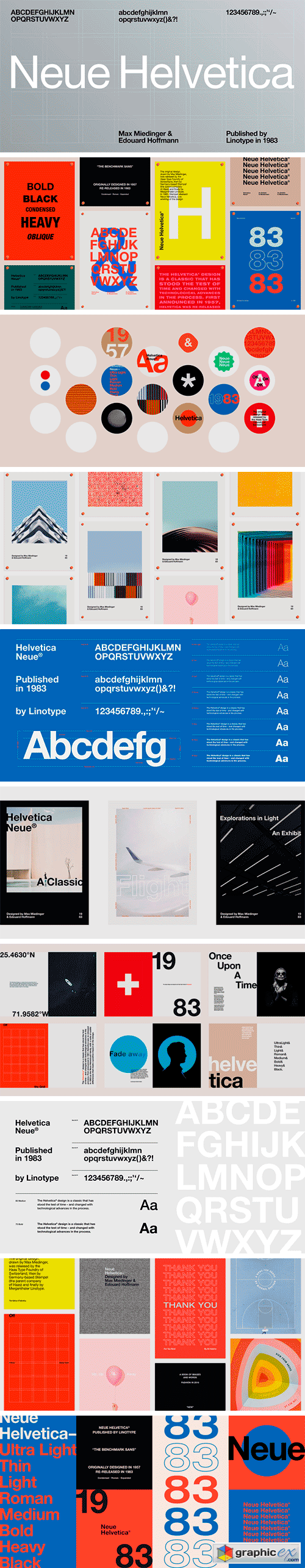  Neue Helvetica Std Complete Family 