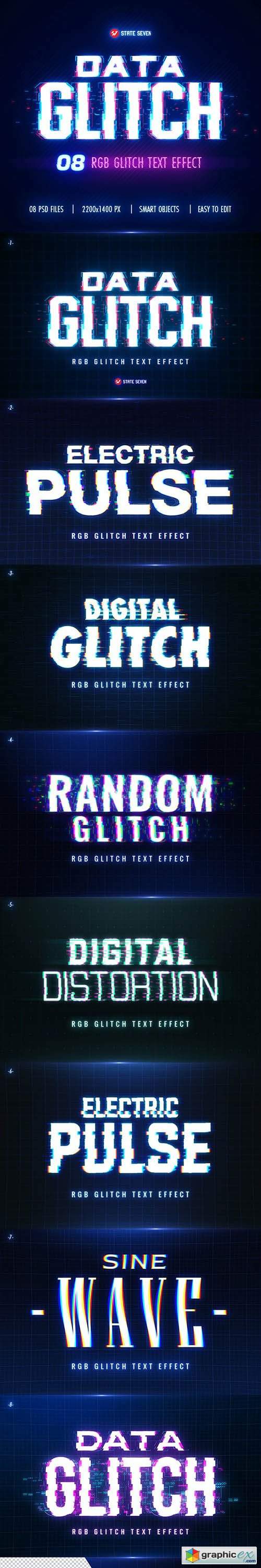 Glitch Text Effect 