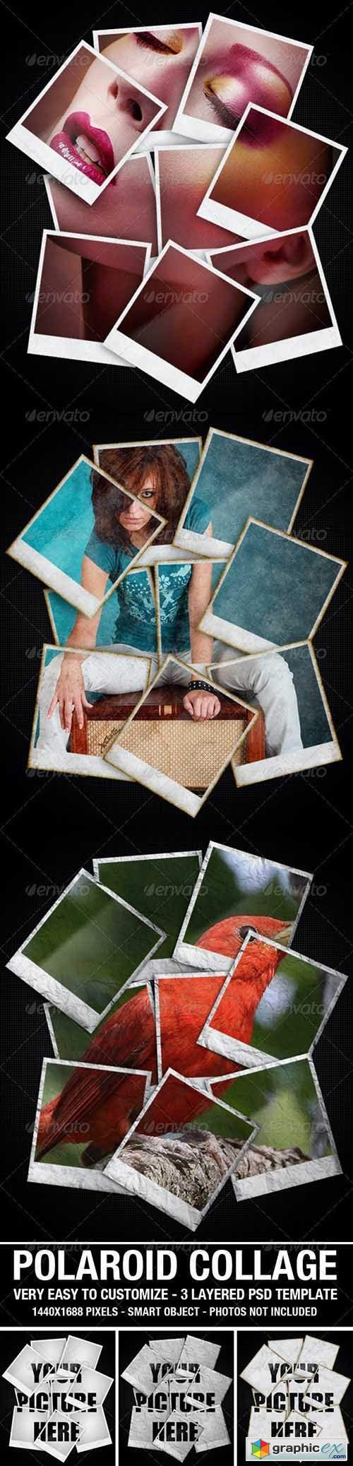 Polaroid Collage Photo Template 2627722