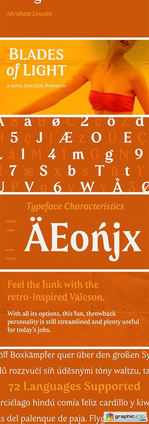  Valeson Font Family 