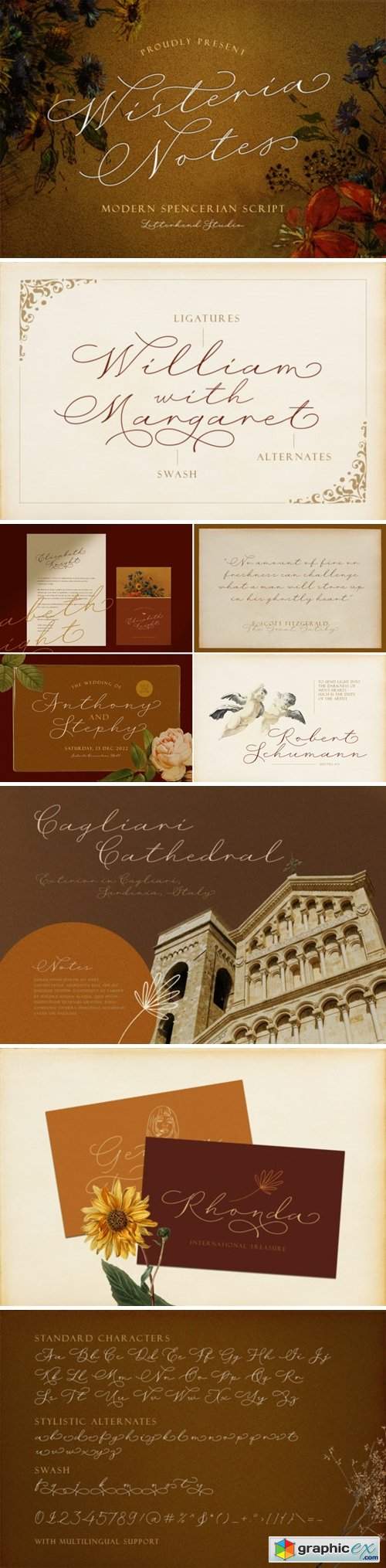  Wisteria Notes Font 