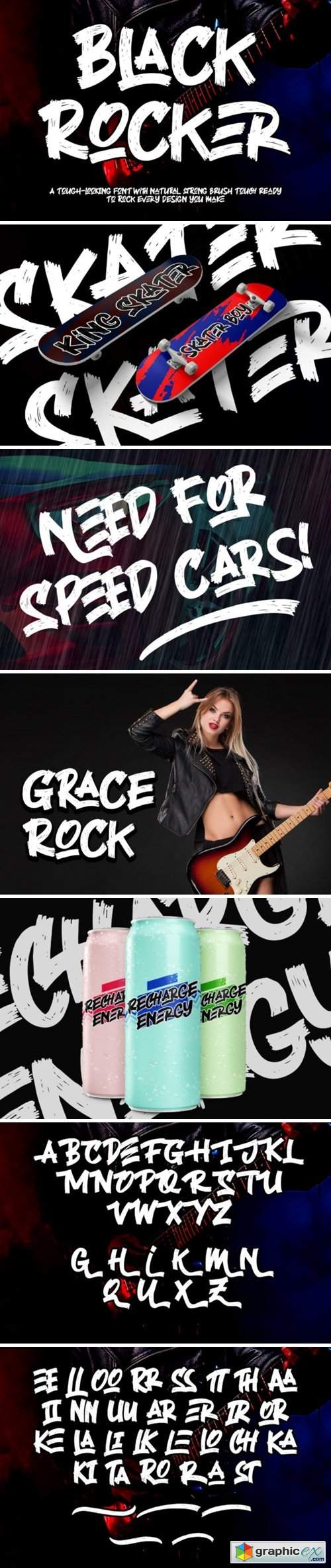  Black Rocker Font 