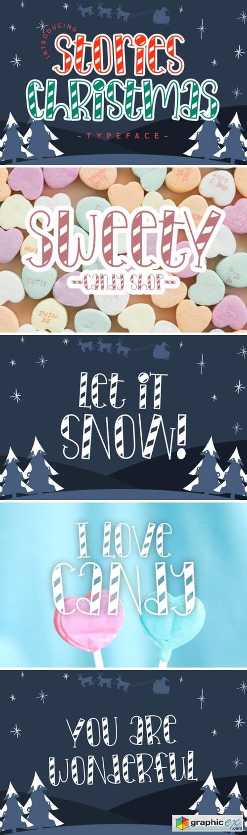  Stories Christmas Font 