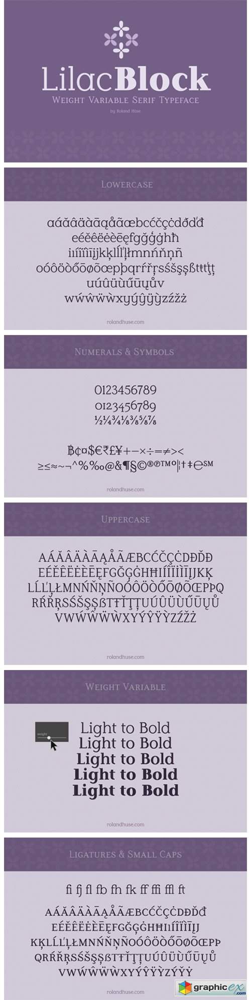 Lilac Block Font 
