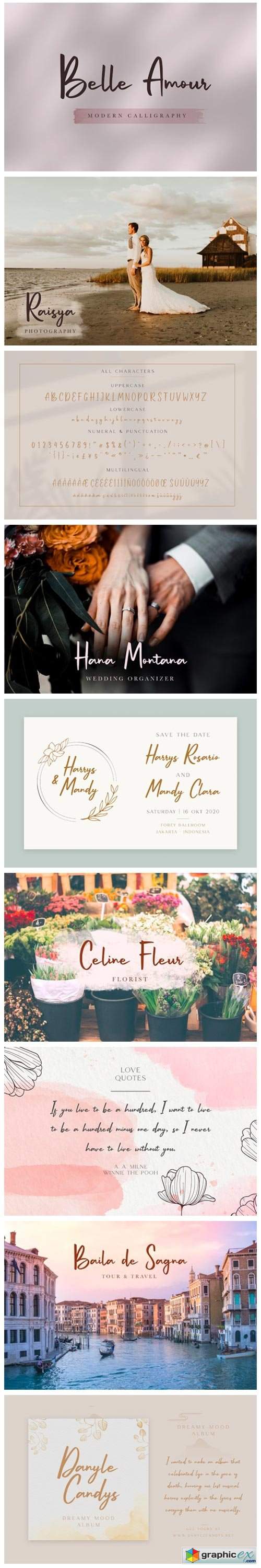  Belle Amour Font 