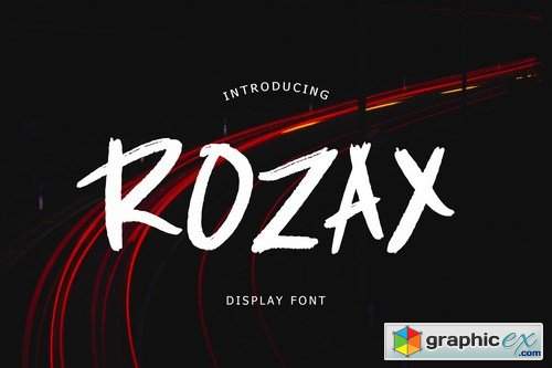  Rozax Display Font 
