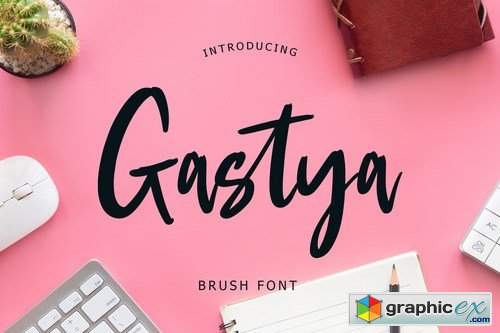  Gastya Brush Font 