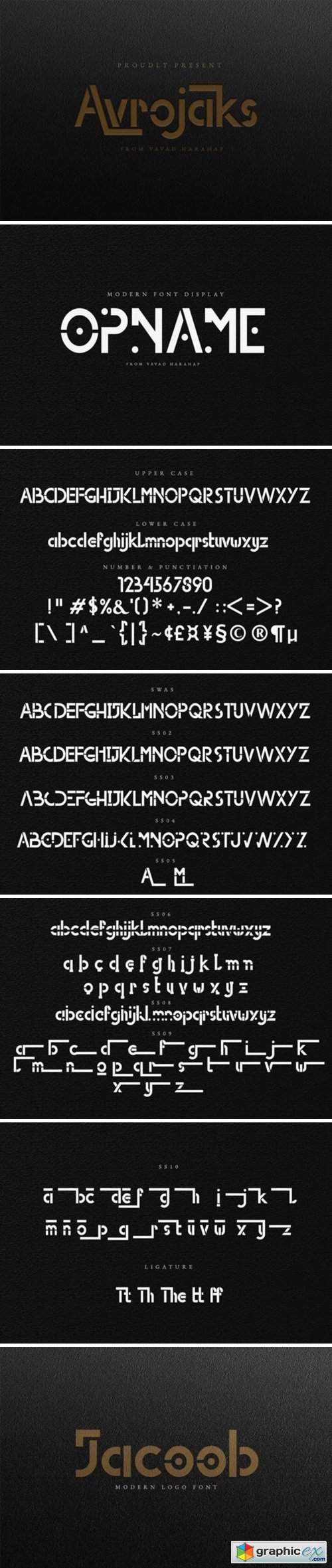  Avrojaks Font 