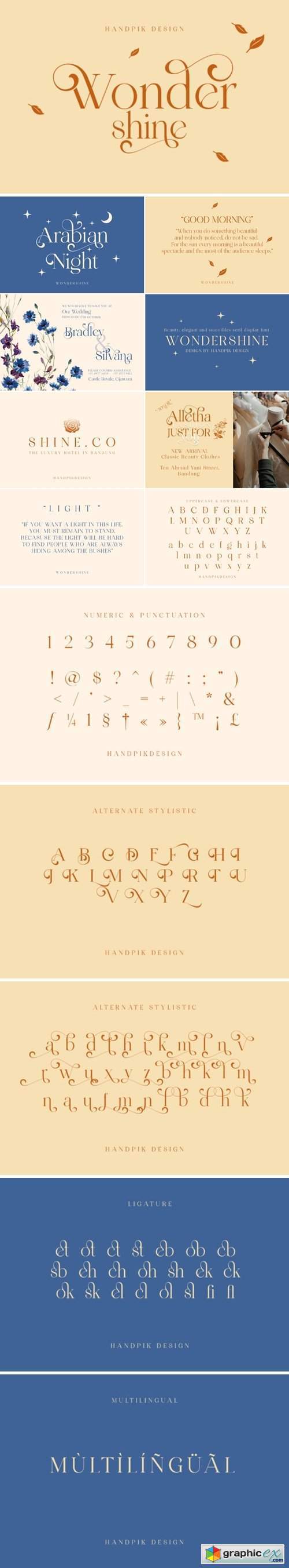 Wonder Shine Font