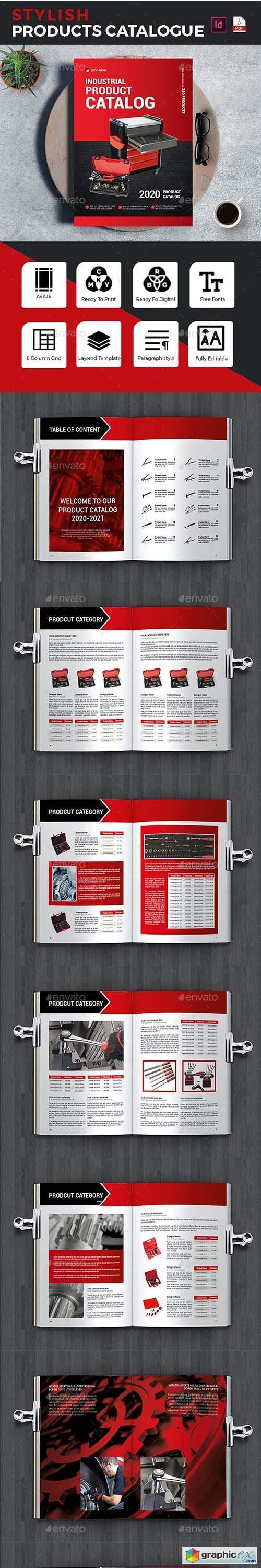 Industrial Products Catalog Template
