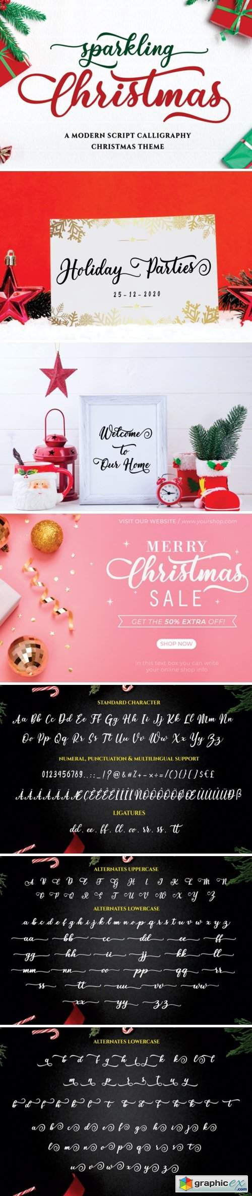  Sparkling Christmas Font 