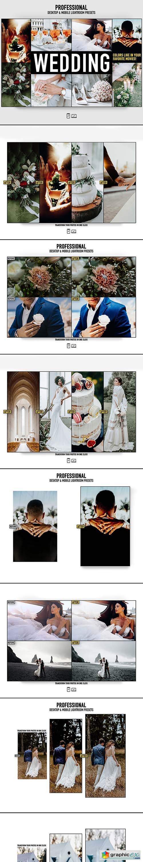 Wedding Lightroom Presets | Portraits Photography Actions