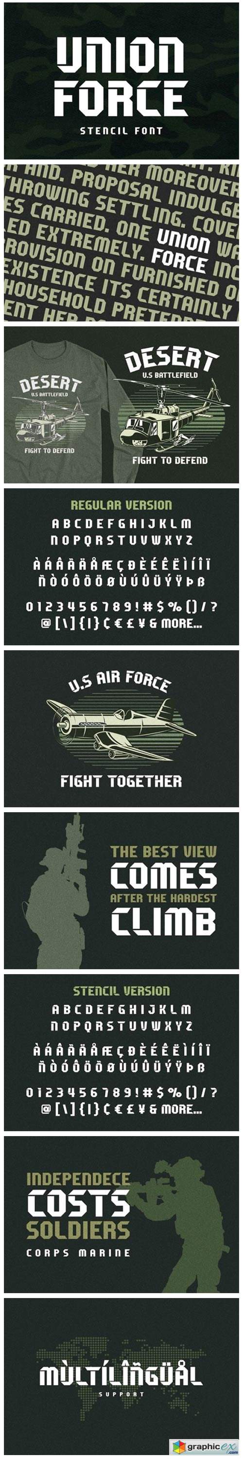  Union Force Font 