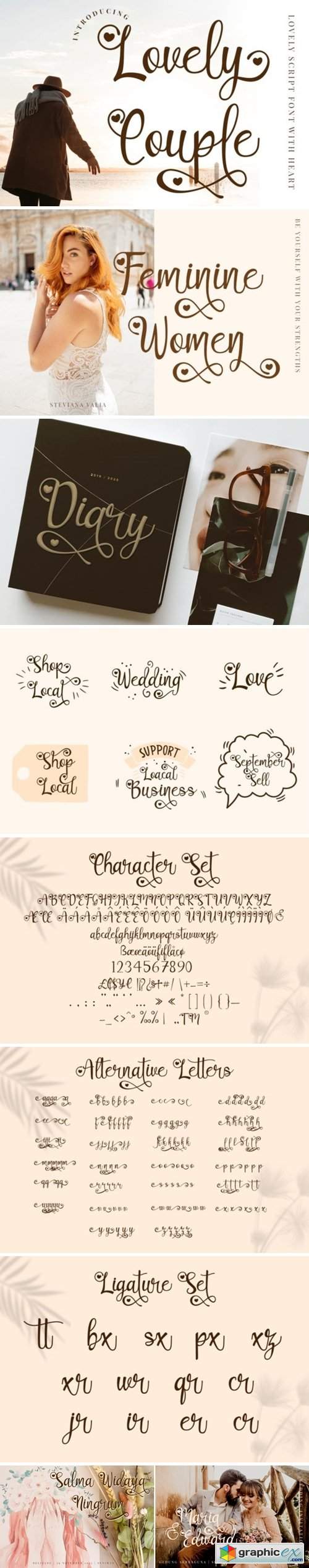  Lovely Couple Font 