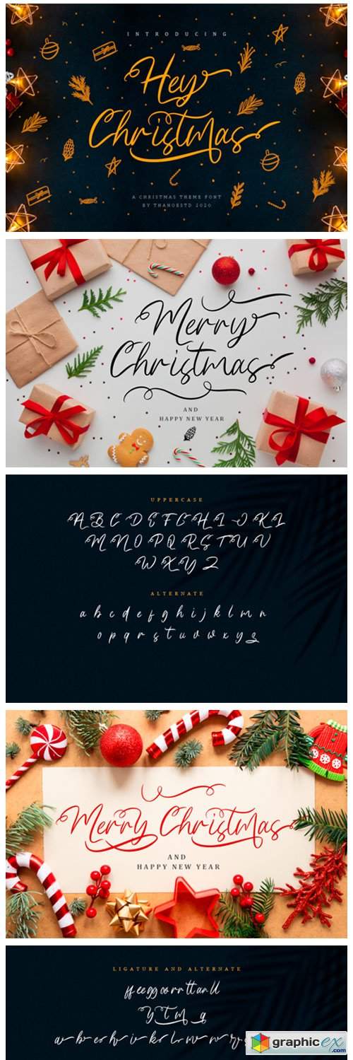  Hey Christmas Font 