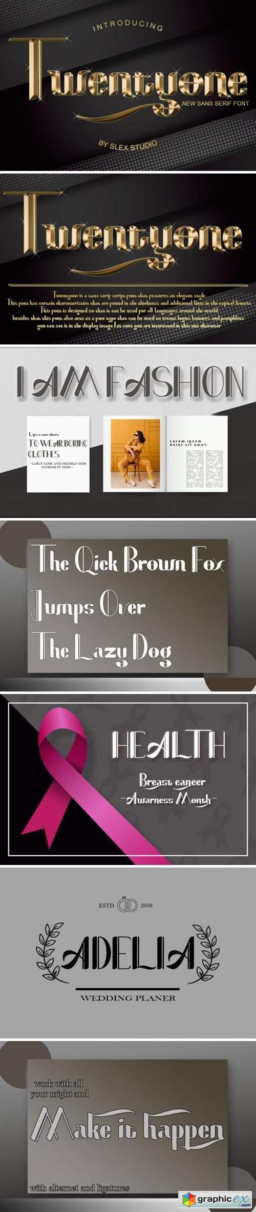 Twentyone Font