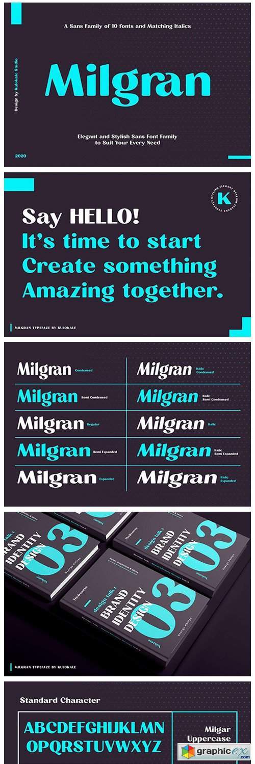 Milgran Sans Font Family