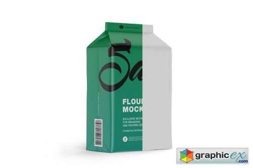 Download Matte Paper Flour Bag Mockup Free Download Vector Stock Image Photoshop Icon