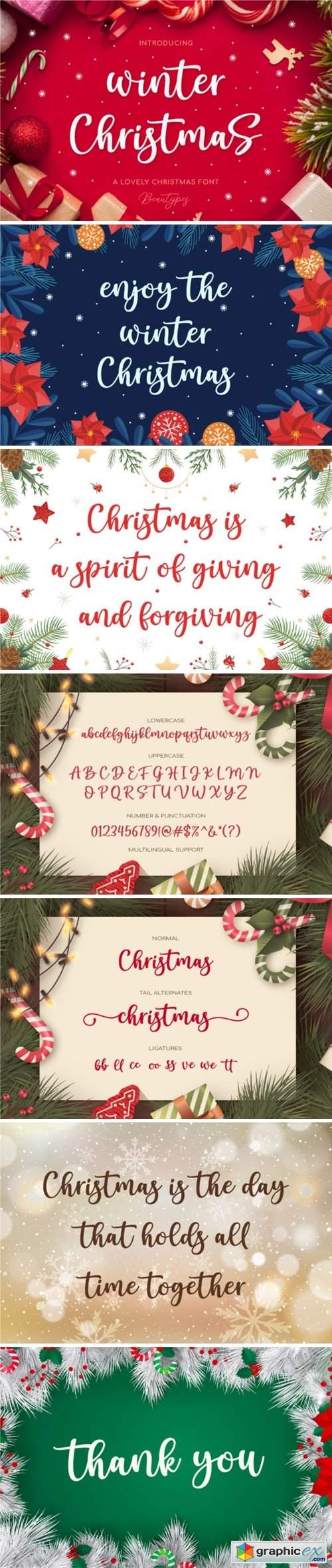  Winter Christmas Font 