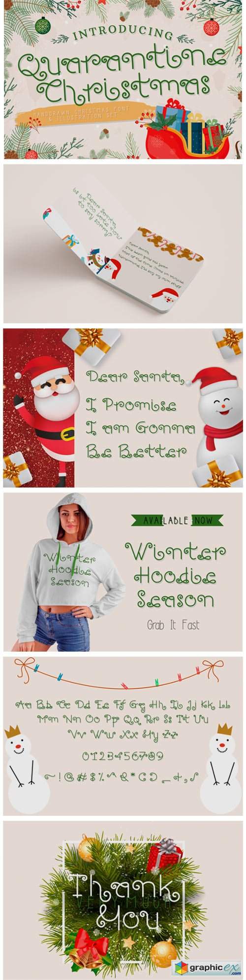  Quarantine Christmas Font 