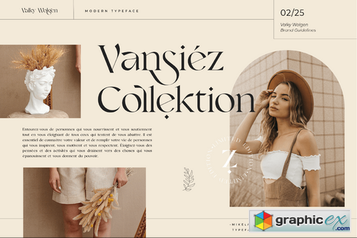  Valky Classic Modern Typeface 