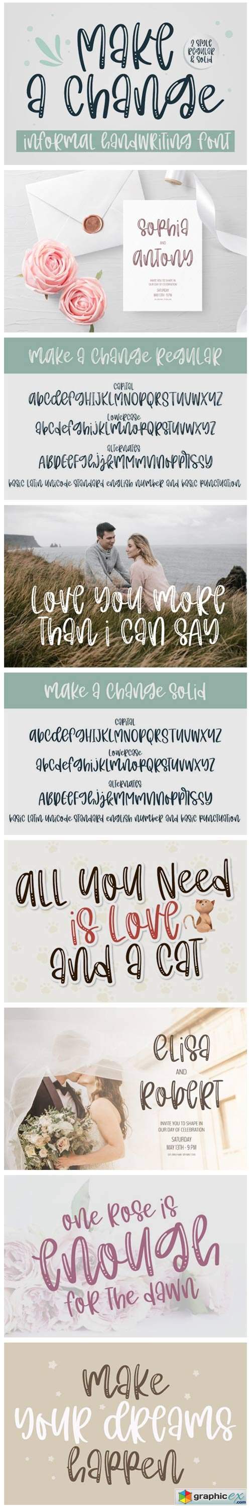  Make a Change Font 