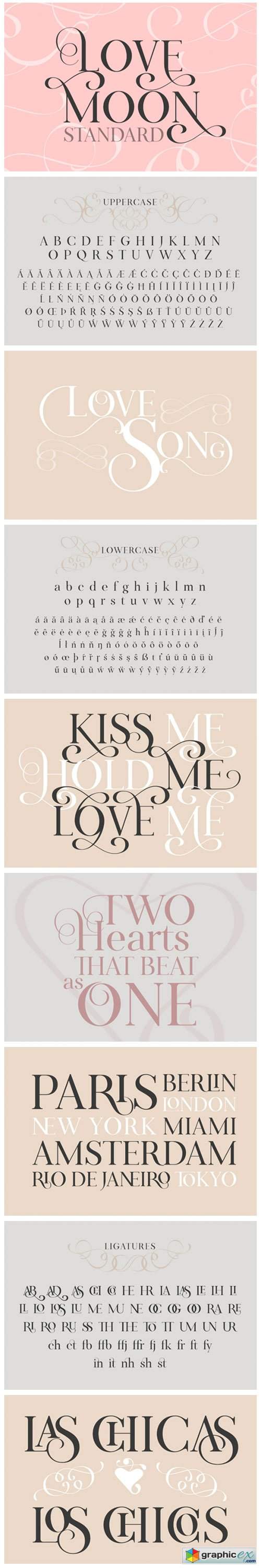  Love Moon Standard Font 