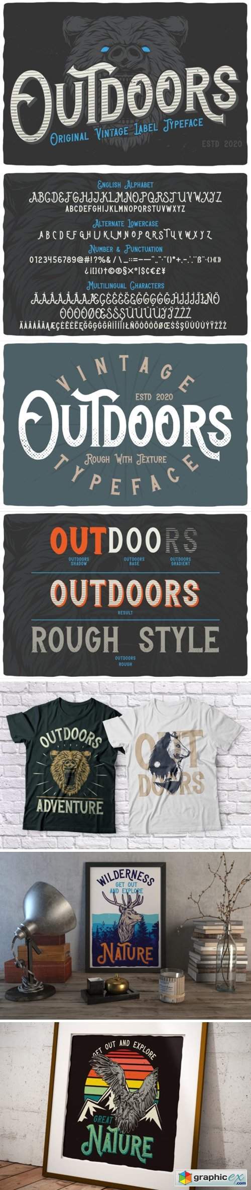 Outdoors Font 