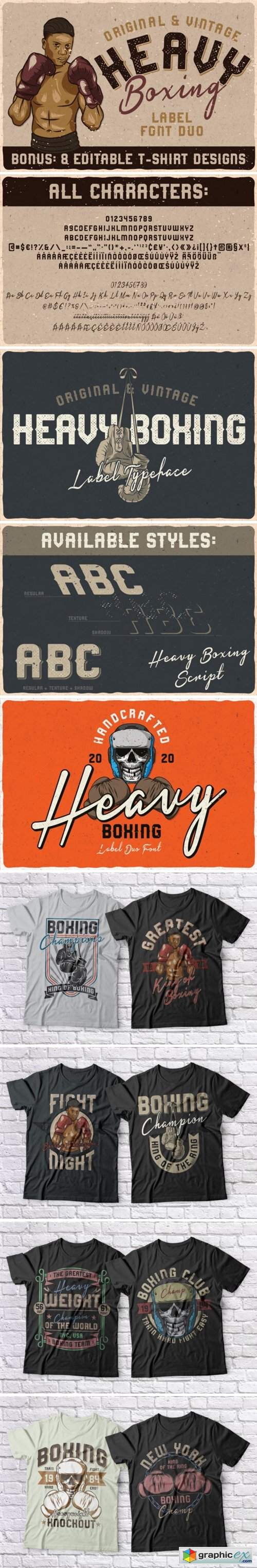 Heavy Boxing Font » Free Download Vector Stock Image Photoshop Icon