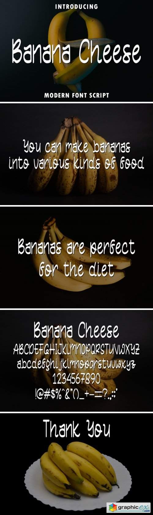  Banana Cheese Font 