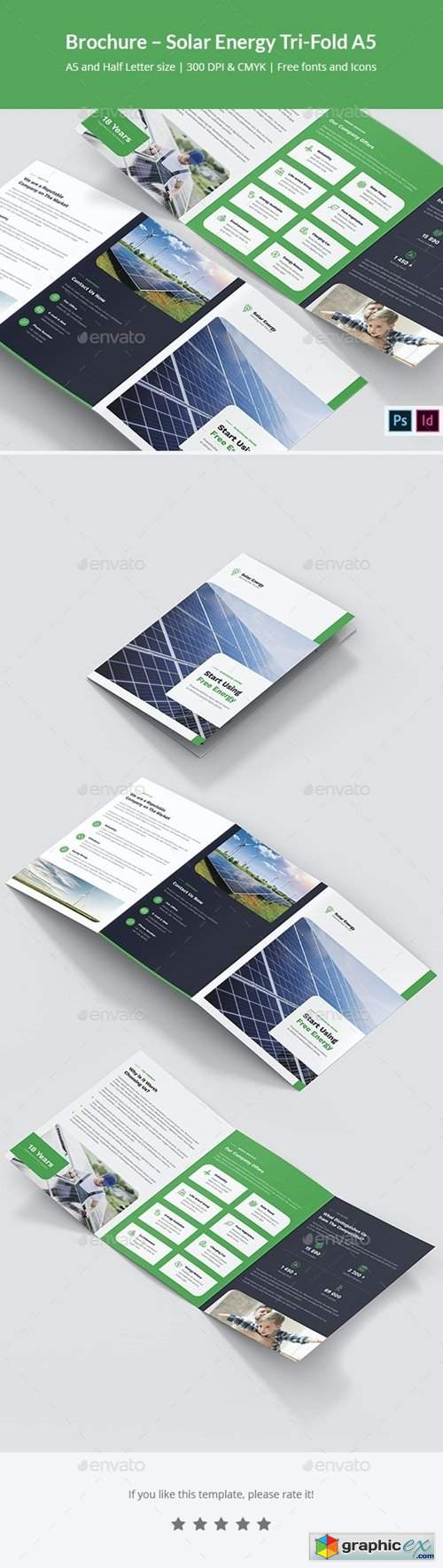  Brochure – Solar Energy Tri-Fold A5 