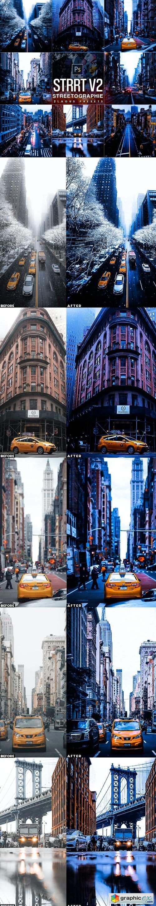 Streetographie V2 - Cinematic Photoshop Actions 