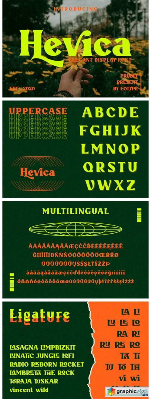 Hevica Font