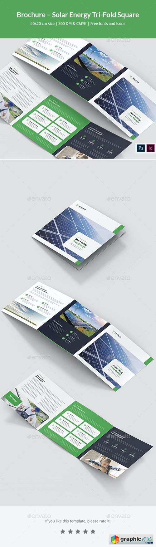 Brochure – Solar Energy Tri-Fold Square 