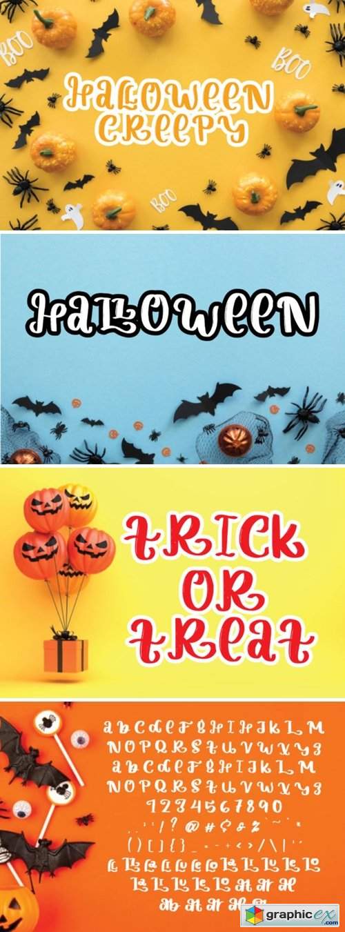  Halloween Creepy Font 
