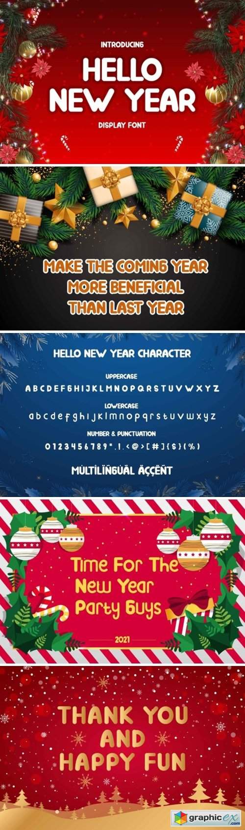  Hello New Year Font 