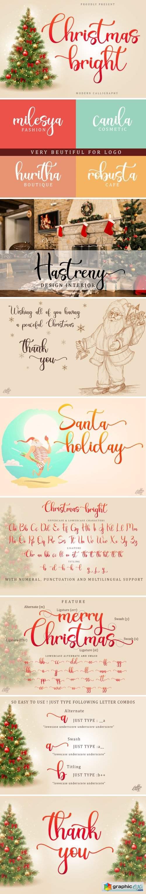 Christsmas Bright Font