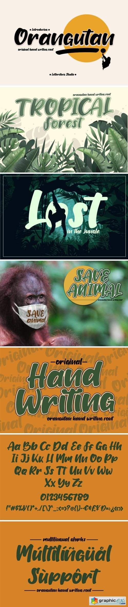  Orangutan Font 