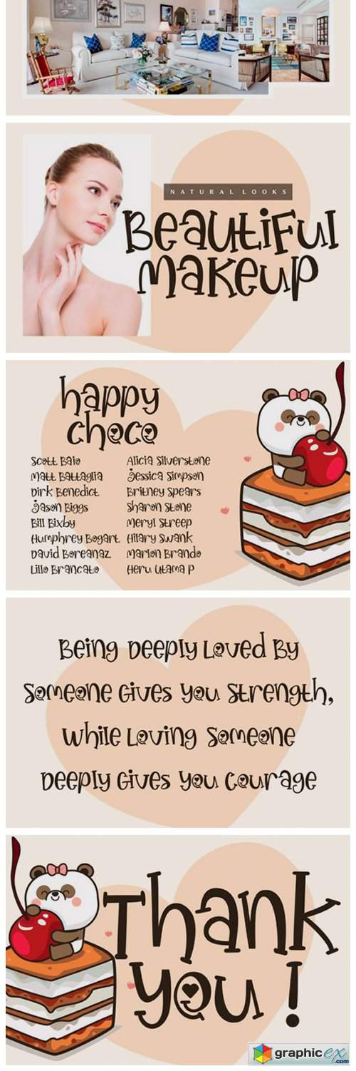  Happy Choco Font 