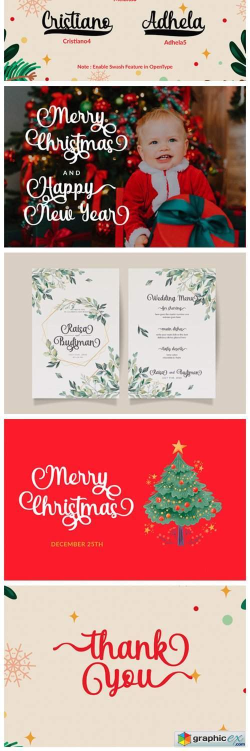 Christmas Halcyon Font