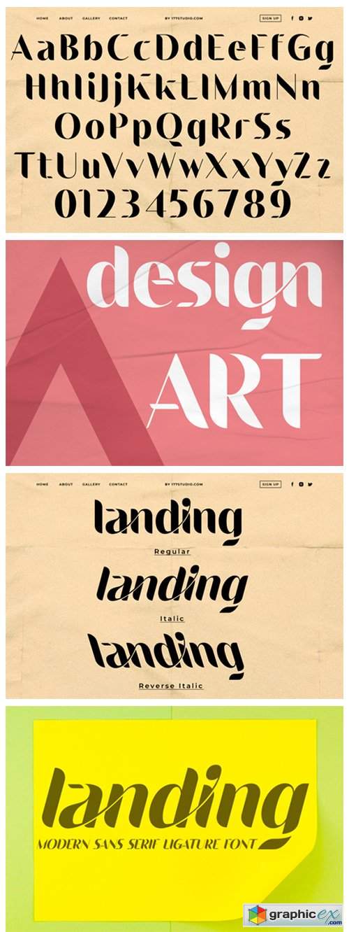  Landing Font 