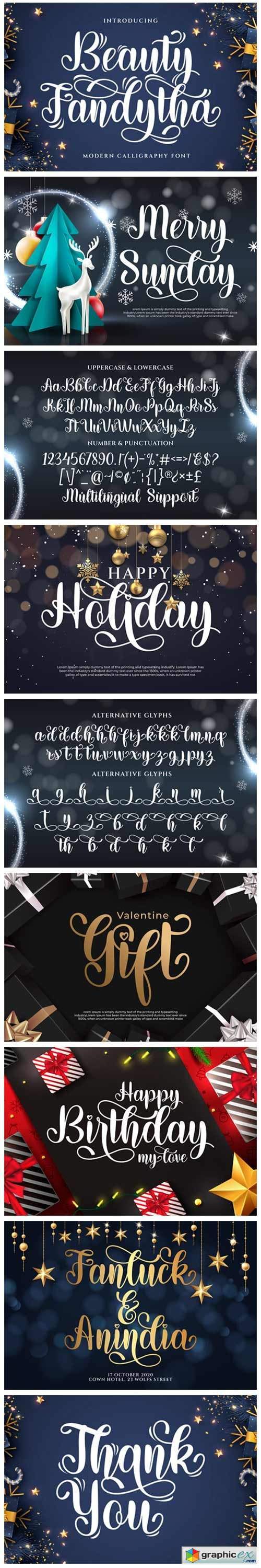 Beauty Fandytha Font