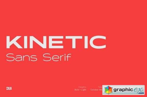  Kinetic Typeface 