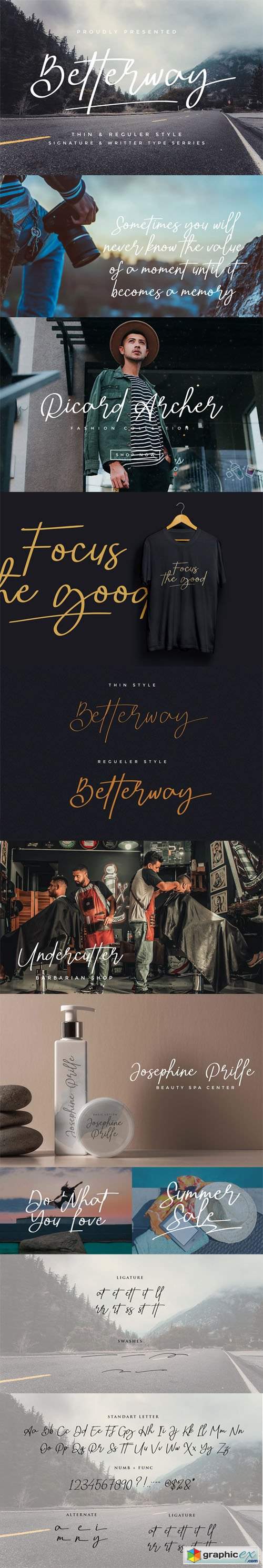  Betterway - Signature & Handwritten Font 