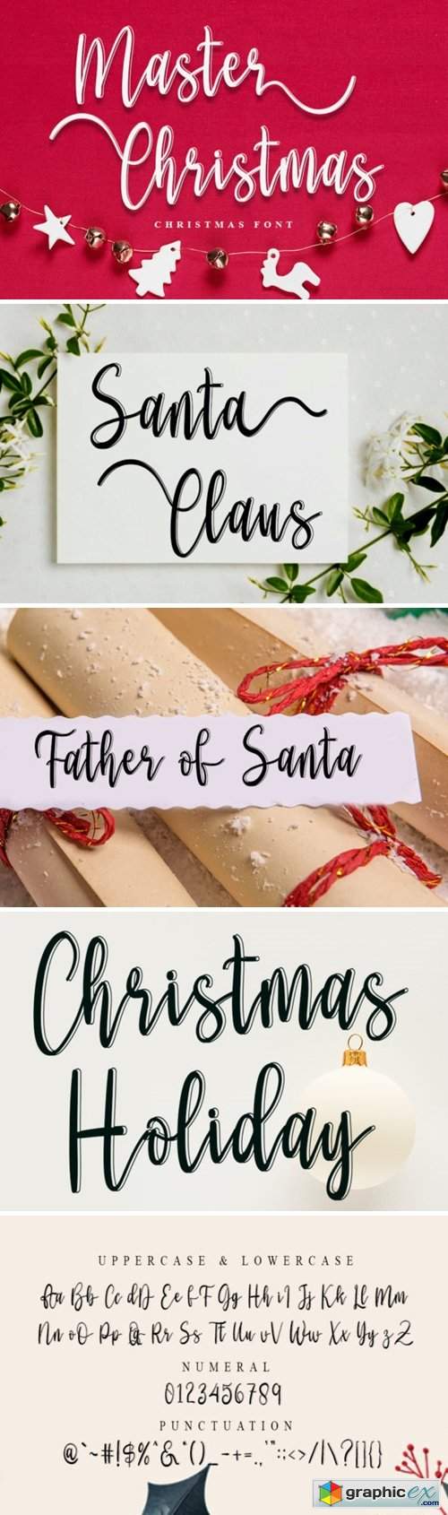  Master Christmas Font 